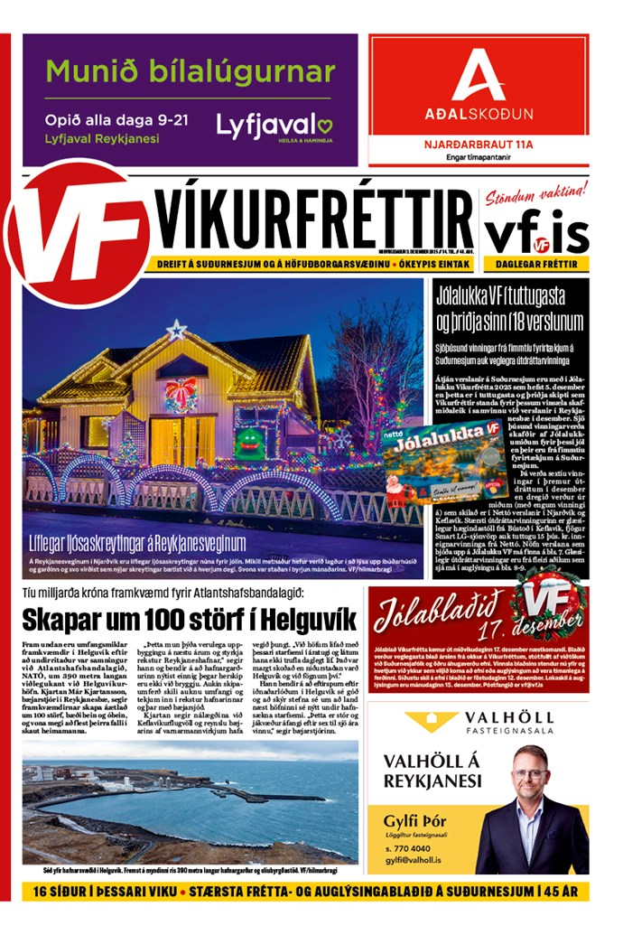 Víkurfréttir 34. tbl. 46. árg. Víkurfréttir 34. tbl. 46. árg.
