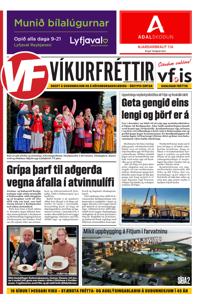 Víkurfréttir 36. tbl. 46. árg. Víkurfréttir 36. tbl. 46. árg.