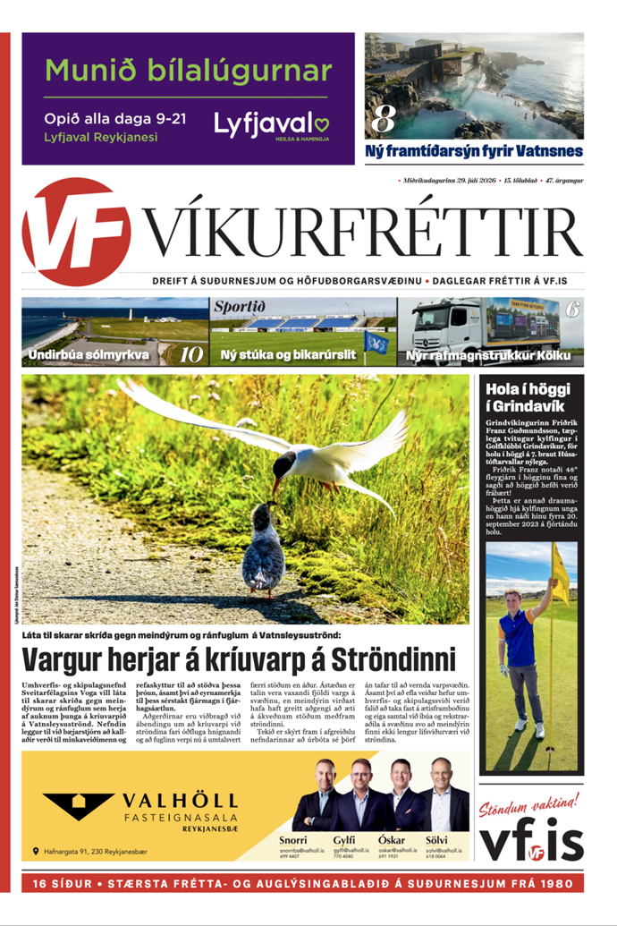 Víkurfréttir 15. tbl. 47. árg. Víkurfréttir 15. tbl. 47. árg.