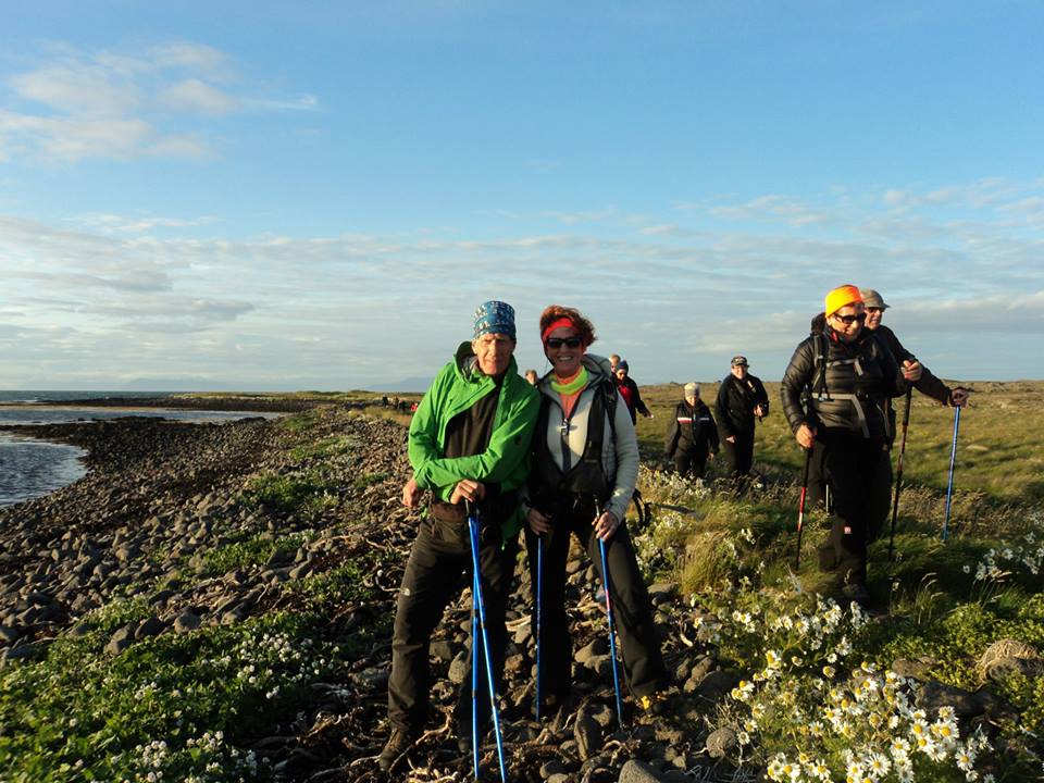 Vatnsleysuströnd í himnesku veðri