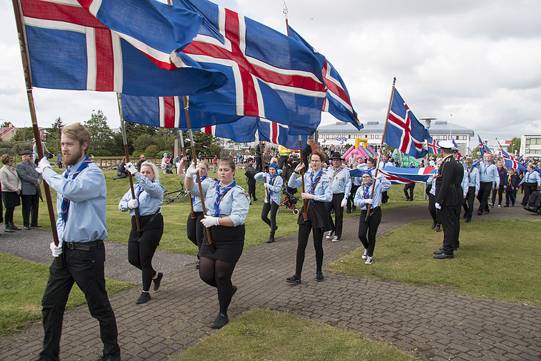 Fjölmenni sótti hátíðarhöld 17. júní í Reykjanesbæ