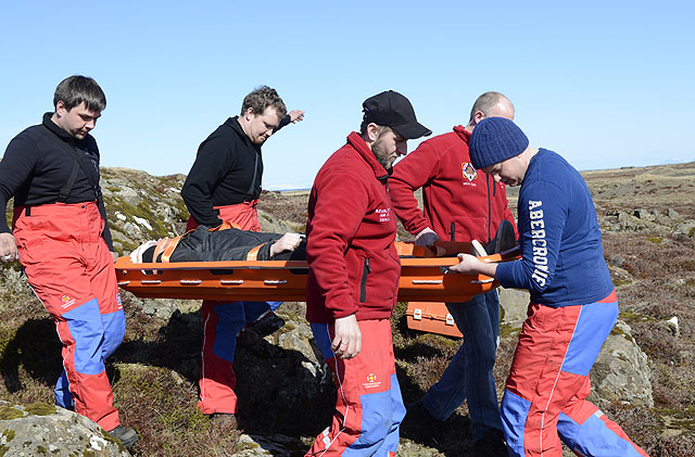 Samæfing björgunarsveita í Sandgerði og Garði