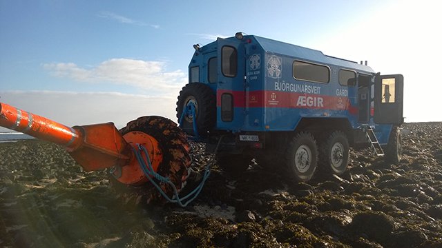 Baujan frá Sandgerði strandaði á Garðskagaflös