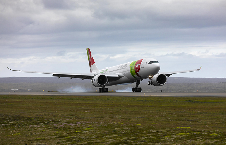 A330neo í reynsluflugi til Keflavíkur