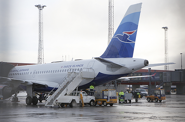 Færeyskt flug til Keflavíkurflugvallar