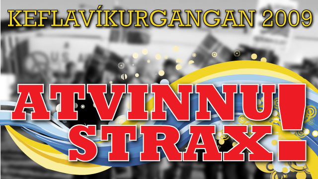 Keflavíkurganga með kröfu um atvinnu strax