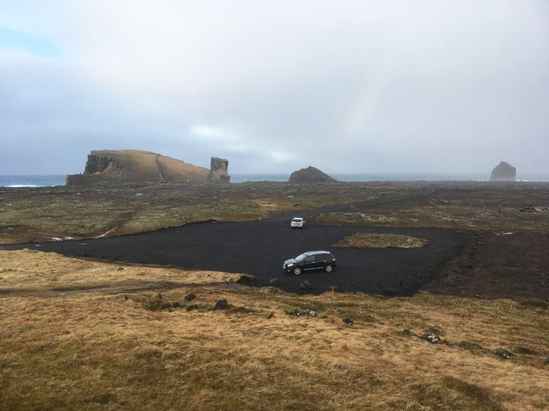 Ný bílastæði við Reykjanesvita