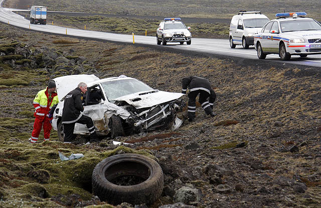 Ölvaður ökumaður velti bíl