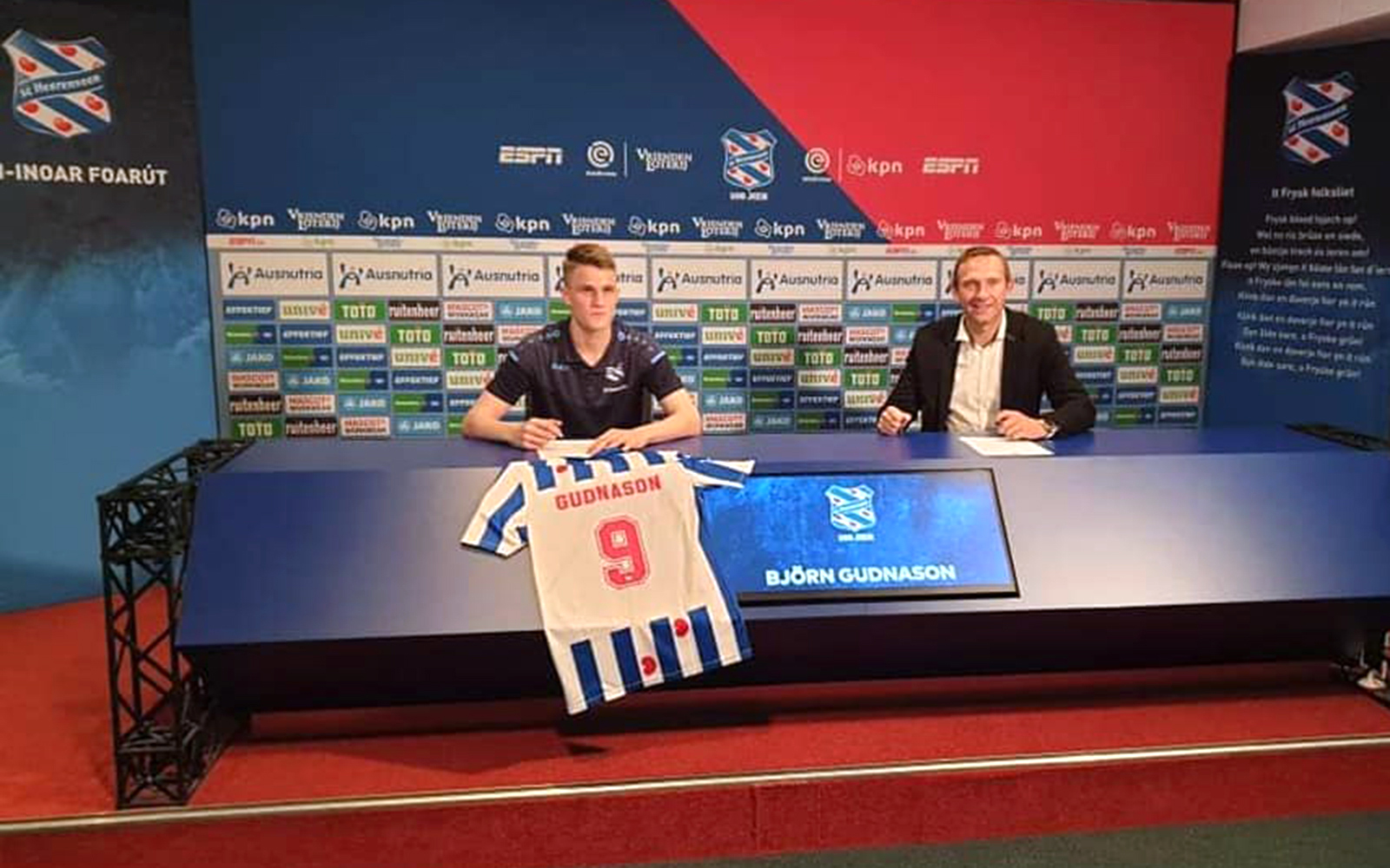 Björn Bogi orðinn leikmaður Heerenveen