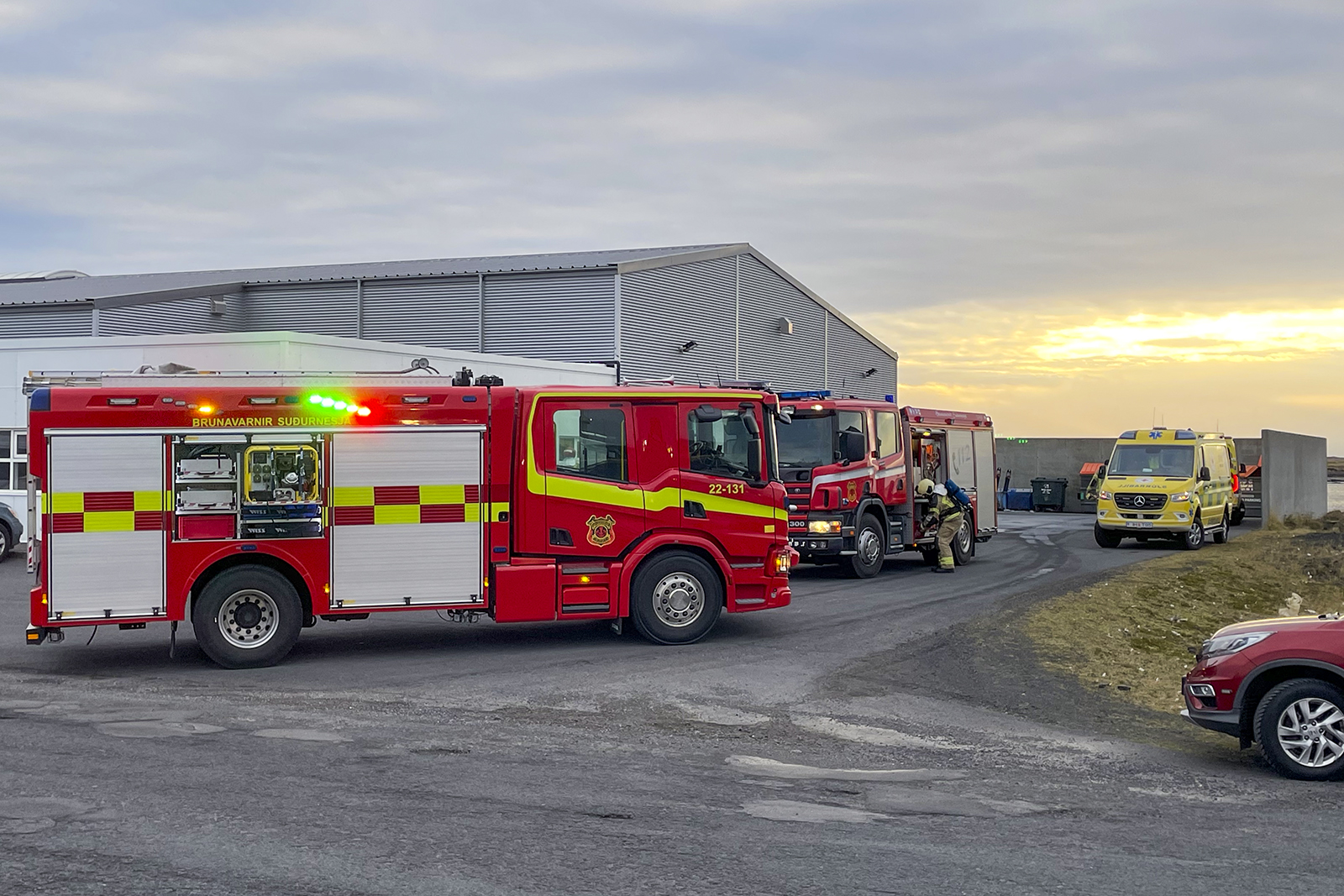 Brunaútkall í Sandgerði