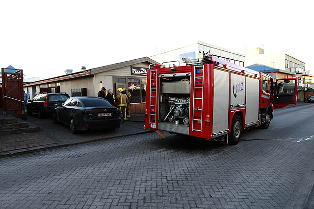 Slökkvilið kallað að veitingastað við Hafnargötu