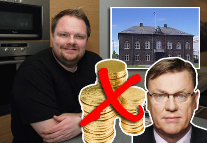 Einar ekki með þingmann í maganum