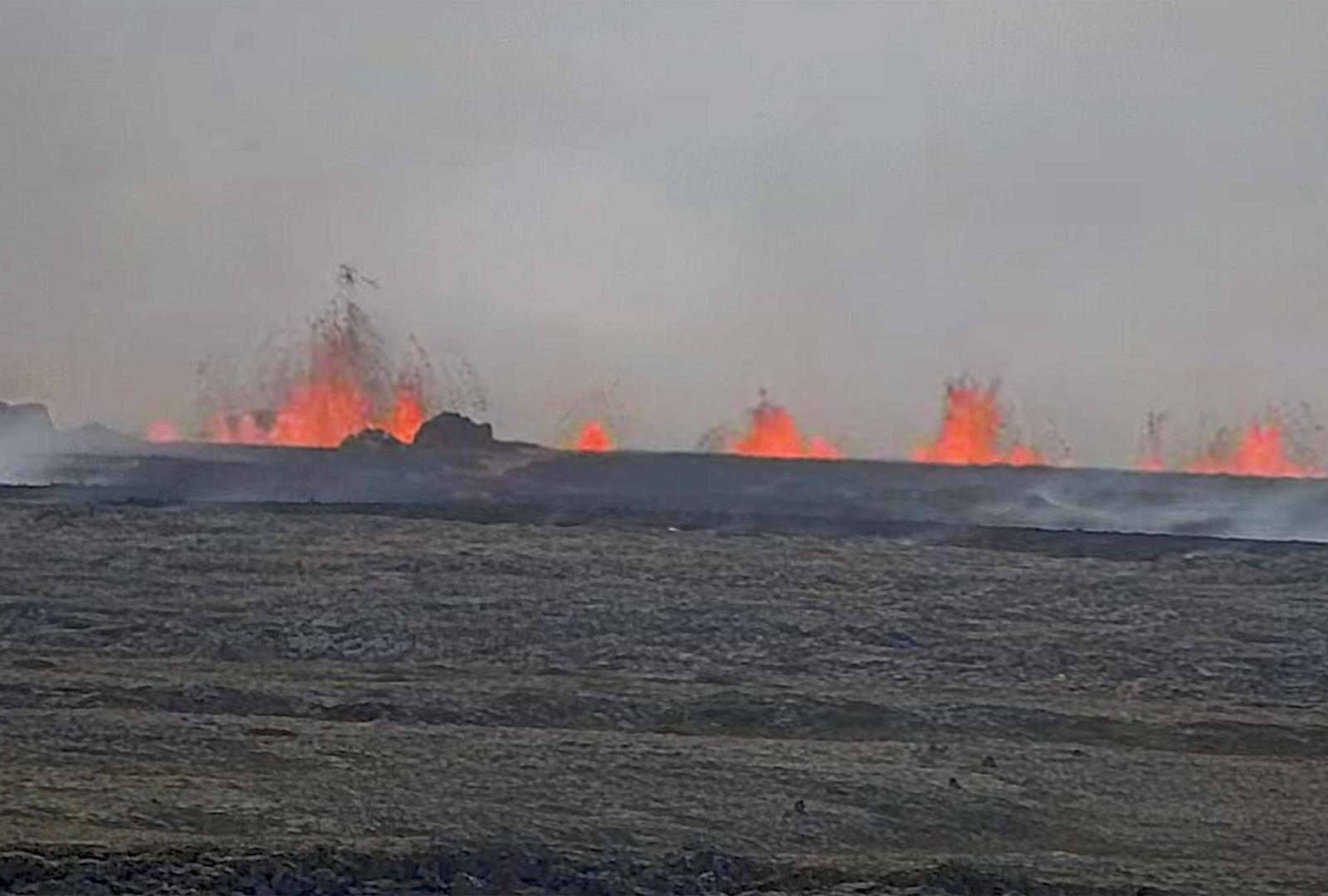 Engir innviðir í hættu - gosið ekki búið að ná jafnvægi