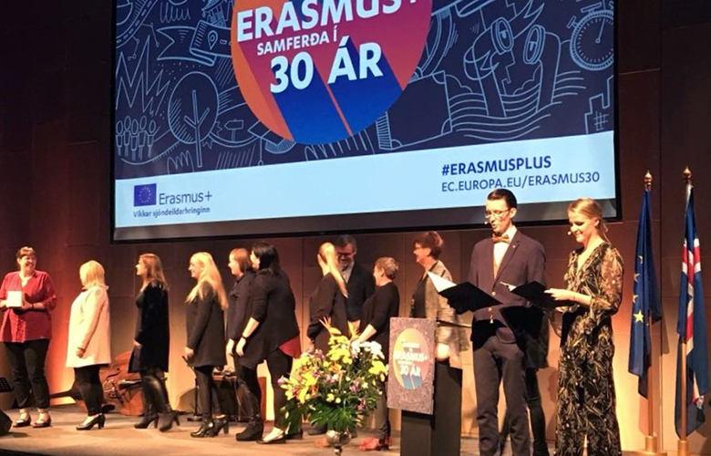 Leikskólinn Holt fékk gæðaviðurkenningu Erasmus+