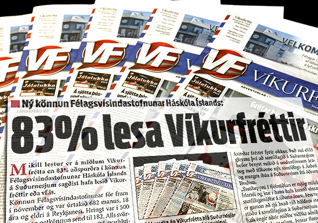 83% lesa Víkurfréttir