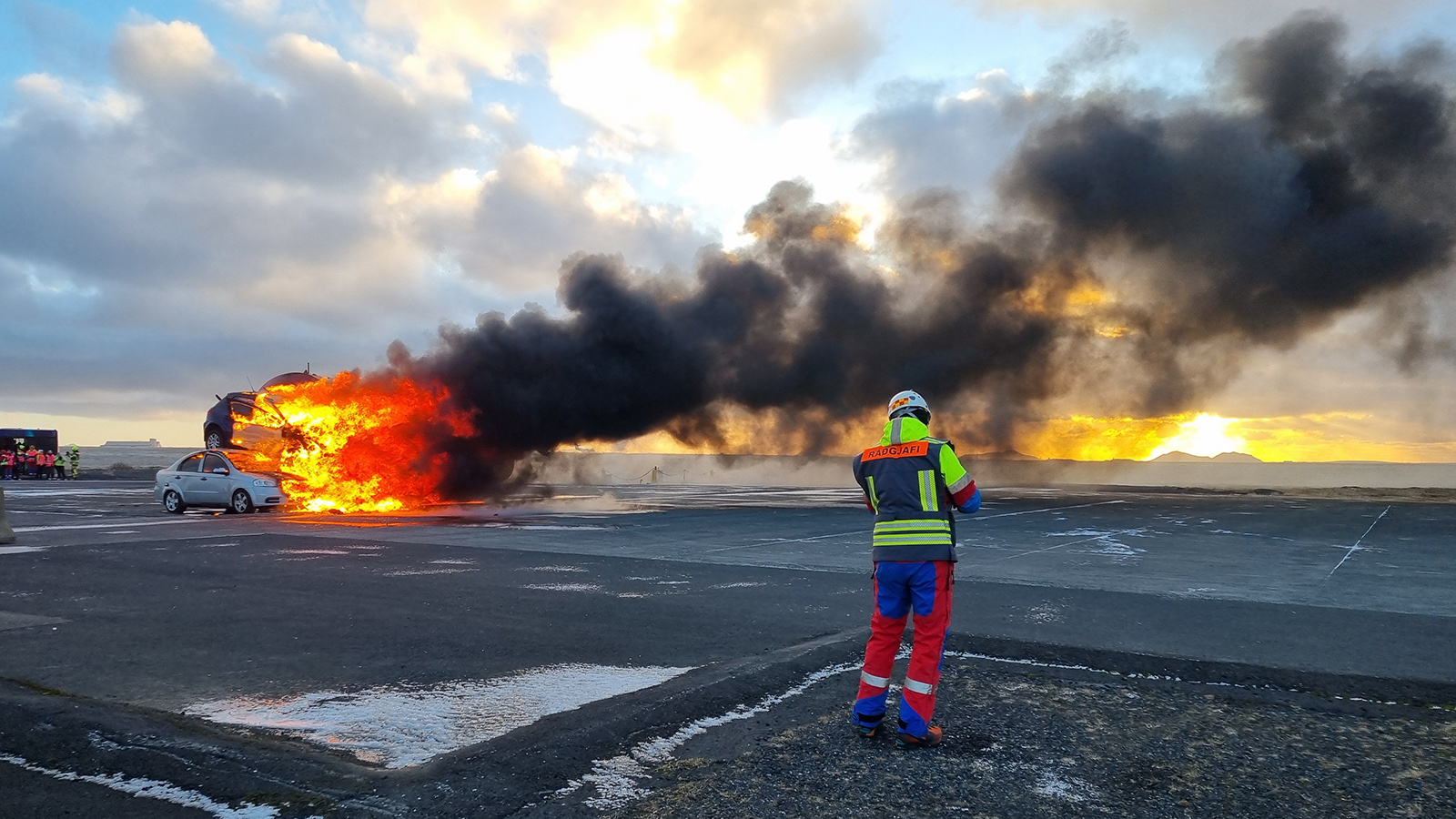 Um 500 þátttakendur á flugslysaæfingu á Keflavíkurflugvelli