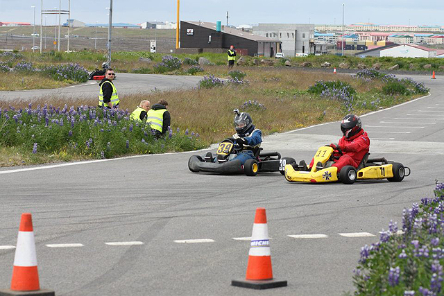 Átök og árekstrar í Gokart-brautinni í Reykjanesbæ