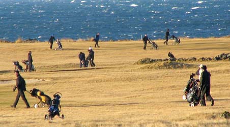 Vetrargolf í Sandgerði