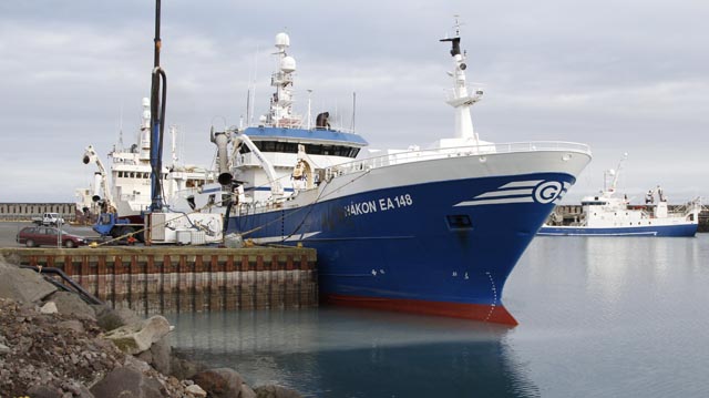 Fimm þúsund tonn af loðnu í Helguvík sama daginn