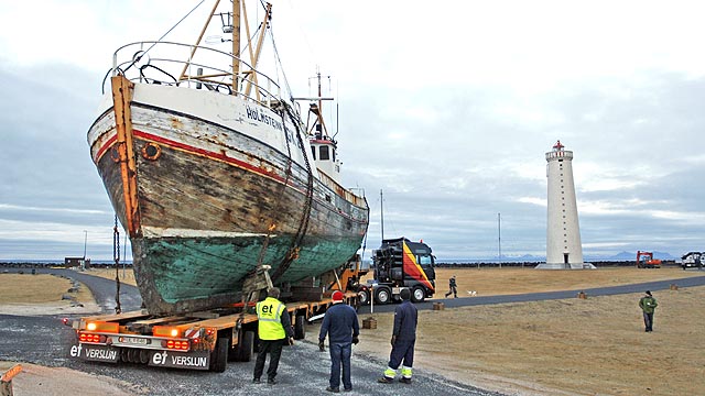 Hólmsteinn í heimahaga - síðasti túrinn var bíltúr