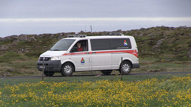 Björgunarsveitir leita að Hunter