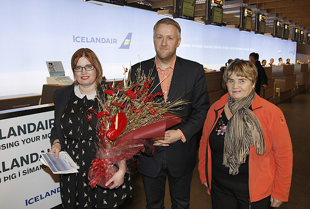 Tvímilljónasti farþegi Icelandair á árinu