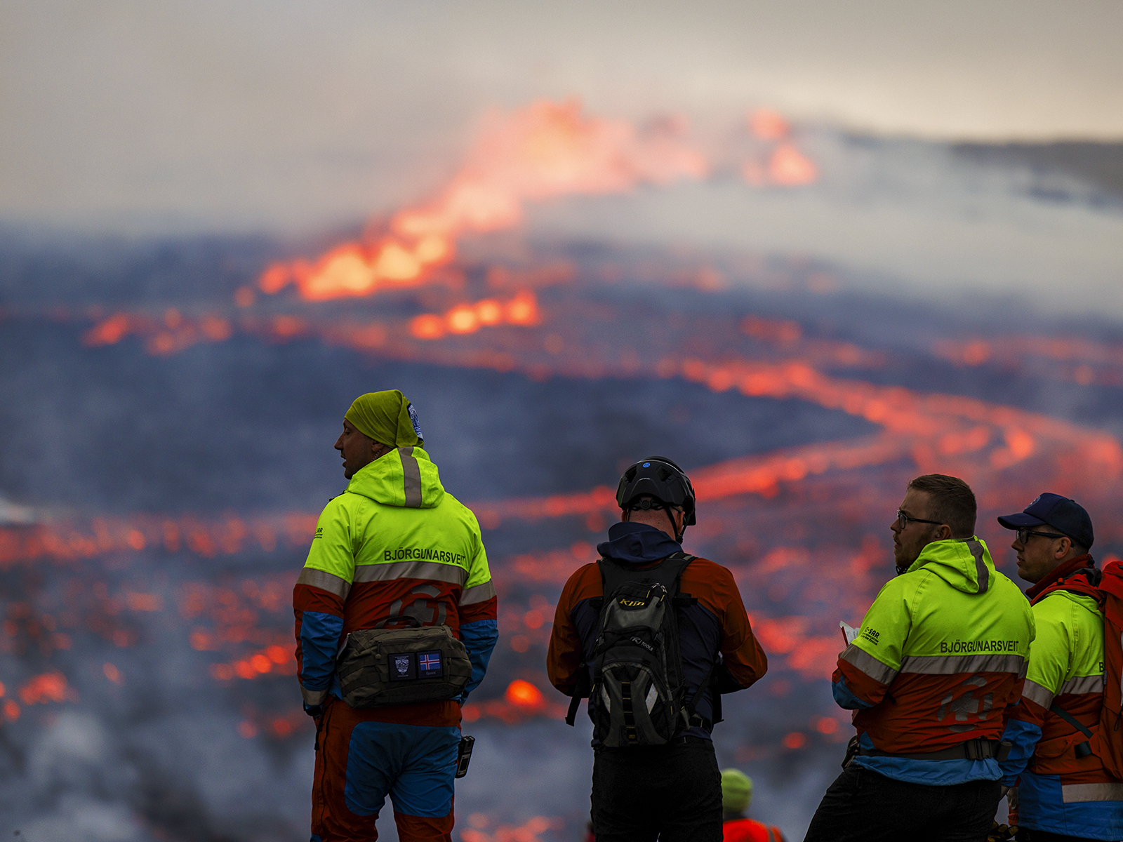 Hefðbundin hegðun í gosinu