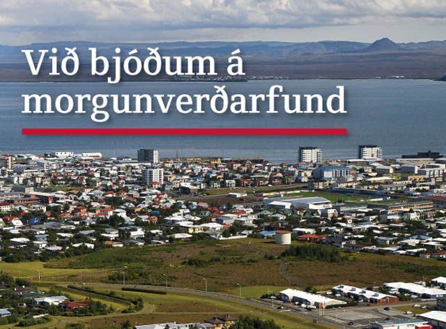 Morgunverðarfundur hjá Íslandsbanka