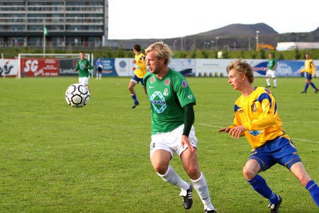 Grindvíkingar voru andartökum frá sigri