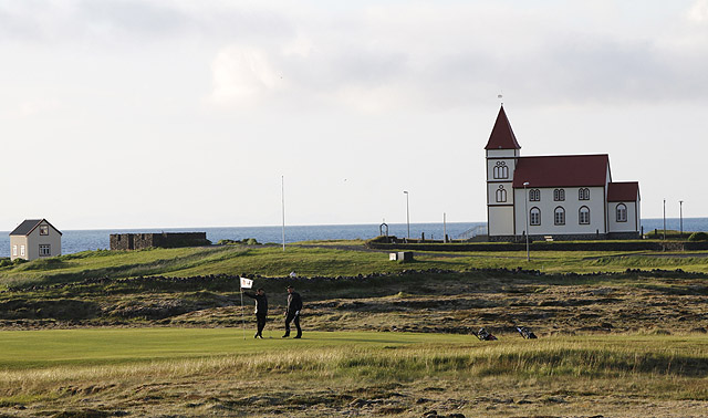 Gott félagsstarf en meðalaldurinn í golfklúbbnum nokkuð hár