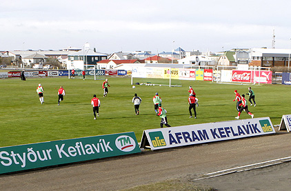 Keflavíkurgrasið kemur vel undan vetri