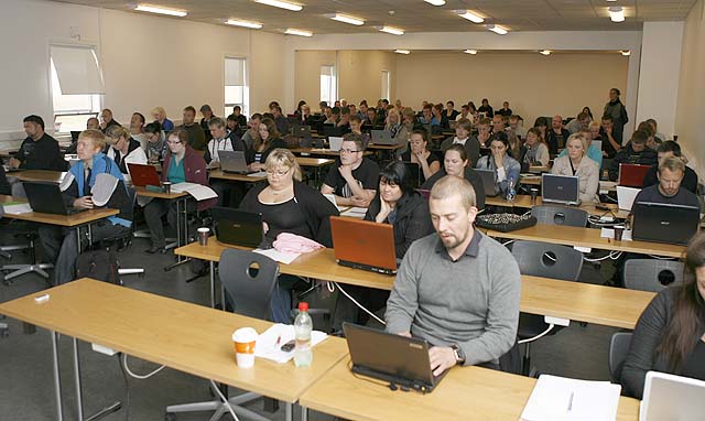 Fyrsti skóladagur Keilis í nýju skólahúsi