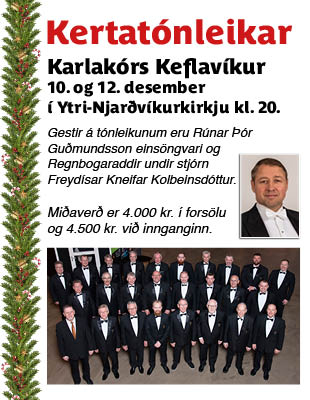 Karlakór Kef kertatónleikar