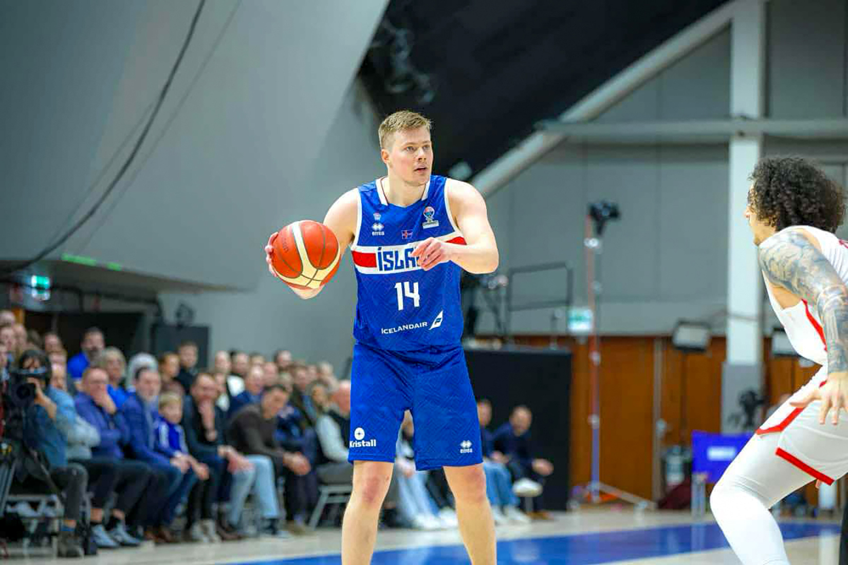 Suðurnesjamenn áttu sinn þátt  í að landsliðið komst á Eurobasket