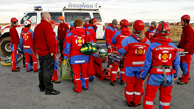 350 björgunarsveitarmenn æfðu á Suðurnesjum