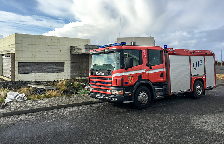 Eldur borinn að nýbyggingu í Innri Njarðvík