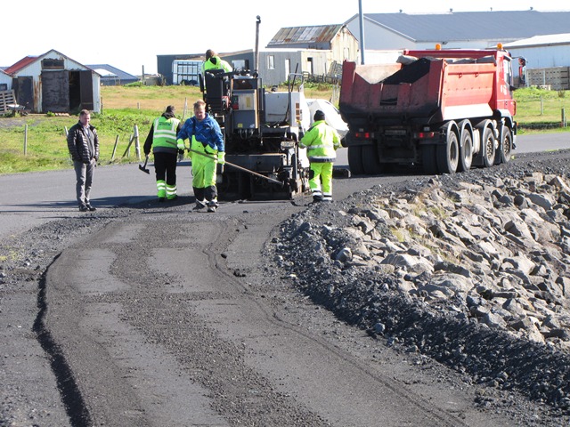 Viðkvæmir göngustígar með „grænu“ malbiki