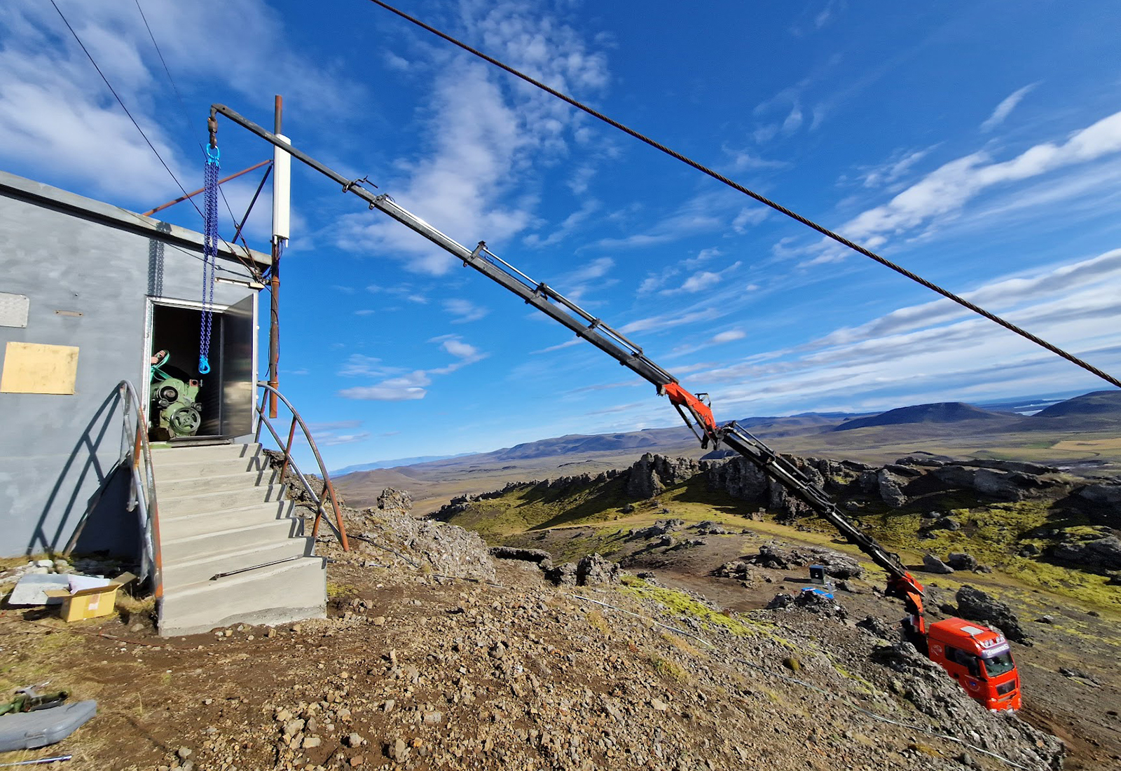 Ný vararafstöð sett upp í Þorbirni