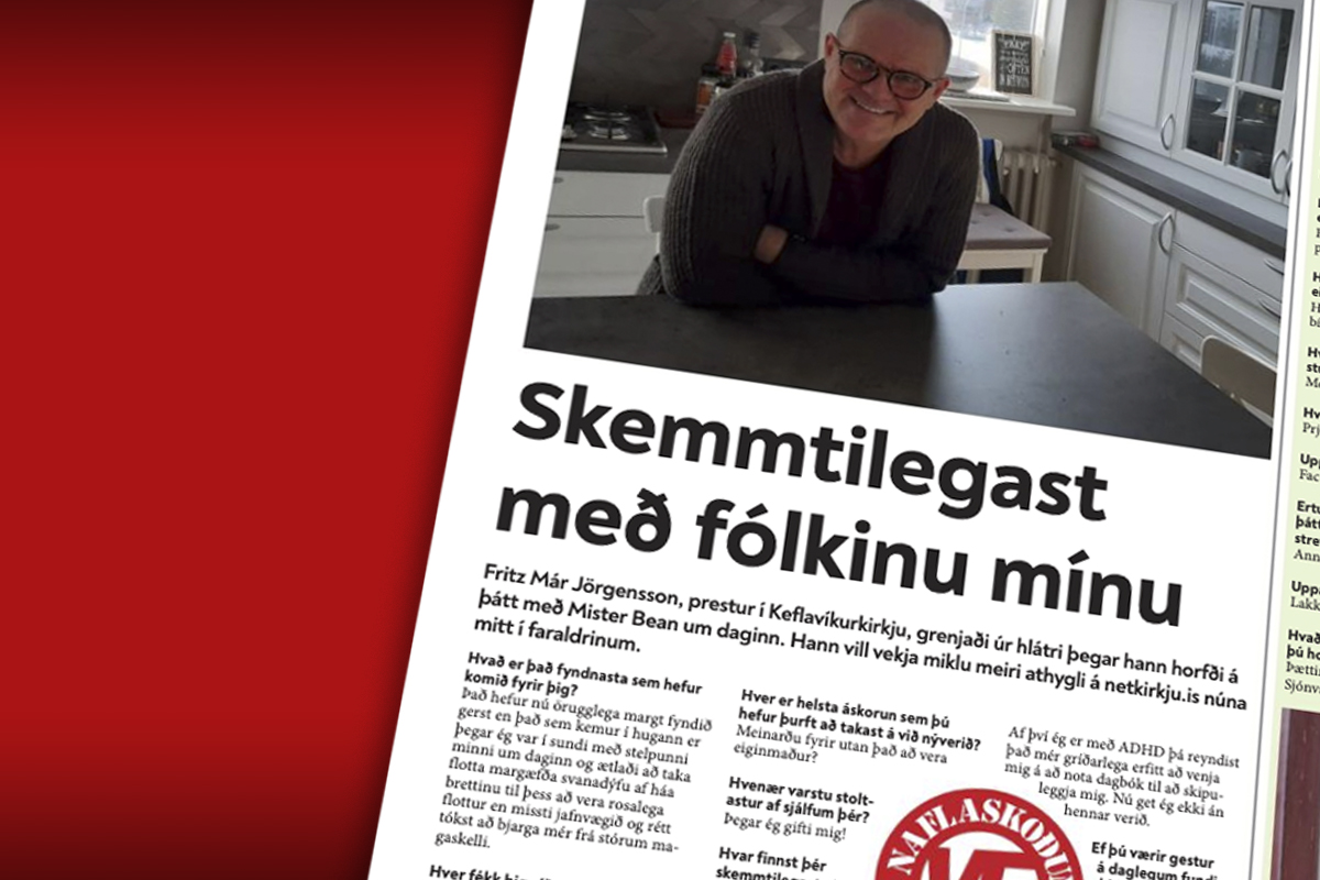 Skemmtilegast með fólkinu mínu