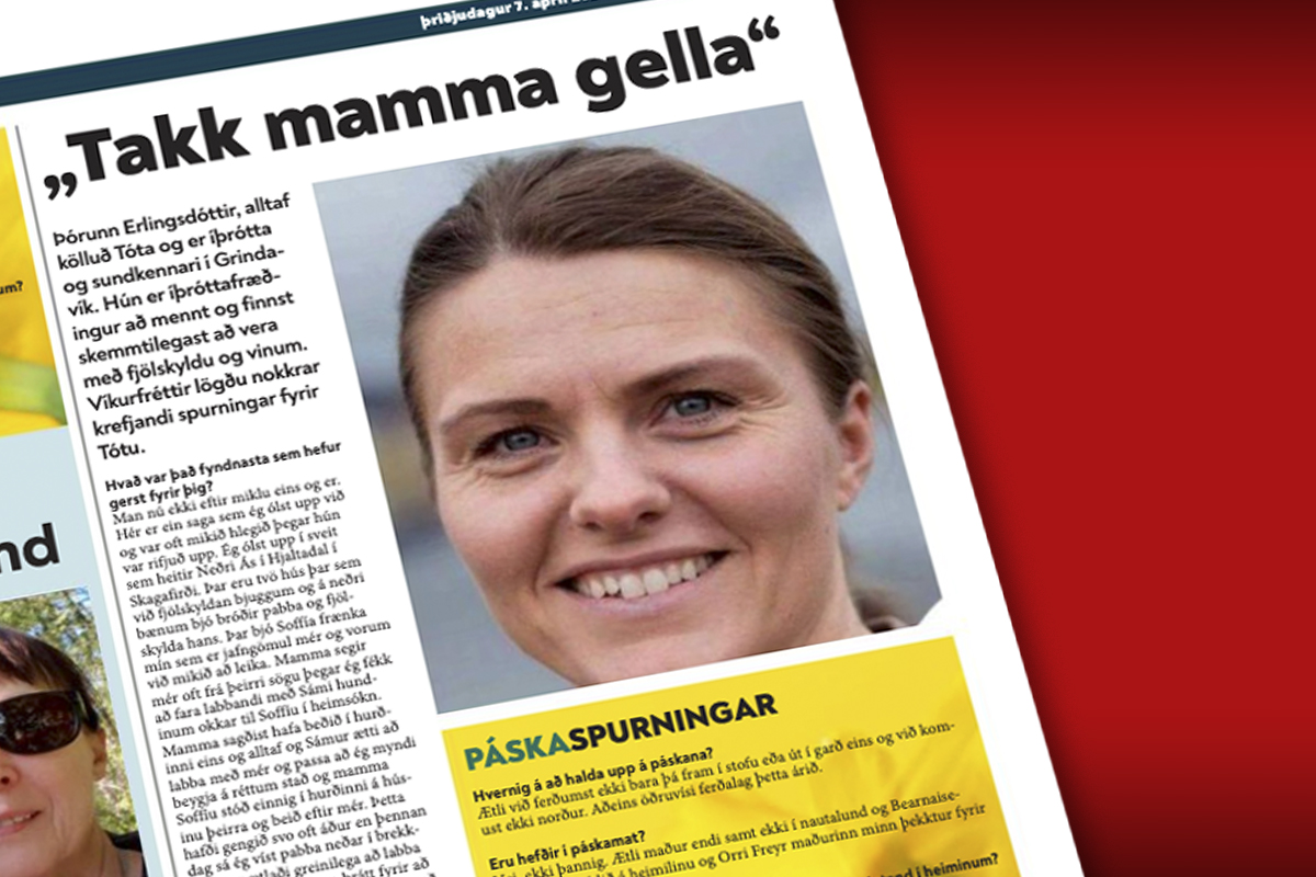 „Takk mamma gella“