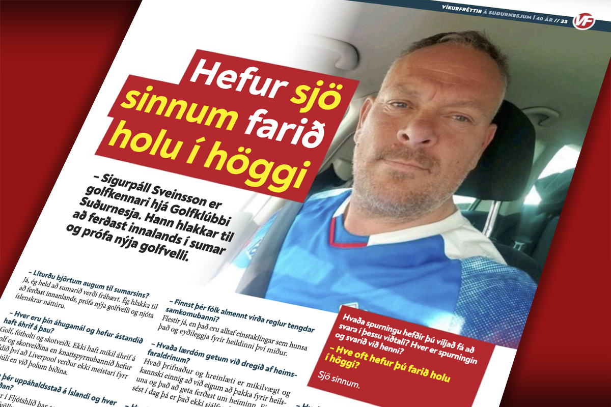 Hefur sjö sinnum farið holu í höggi