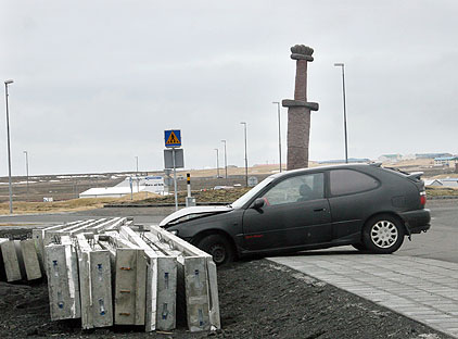 Útafakstur á Tjarnabraut