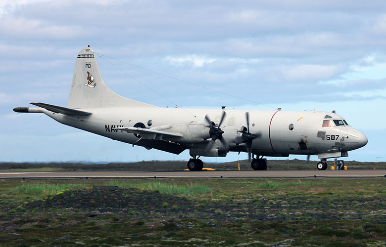 Síðasta flug Orion kafbátarleitarflugvéla til Keflavíkur