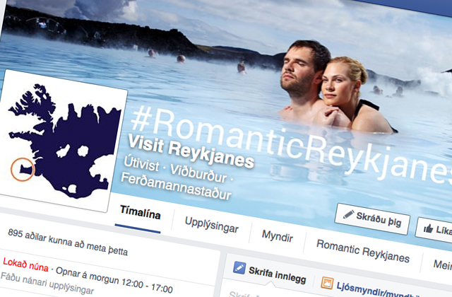 Rómantísk upplifun á Reykjanesi