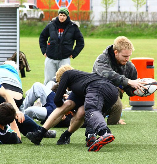 Rugby-æfing í Keflavík á morgun