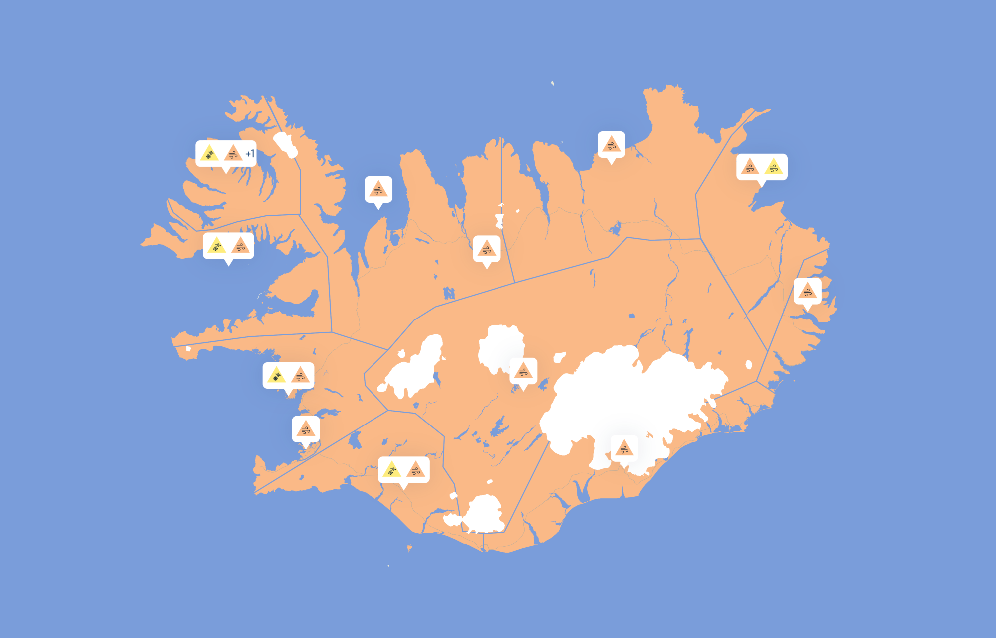 Appelsínugul viðvörun og foktjón líklegt