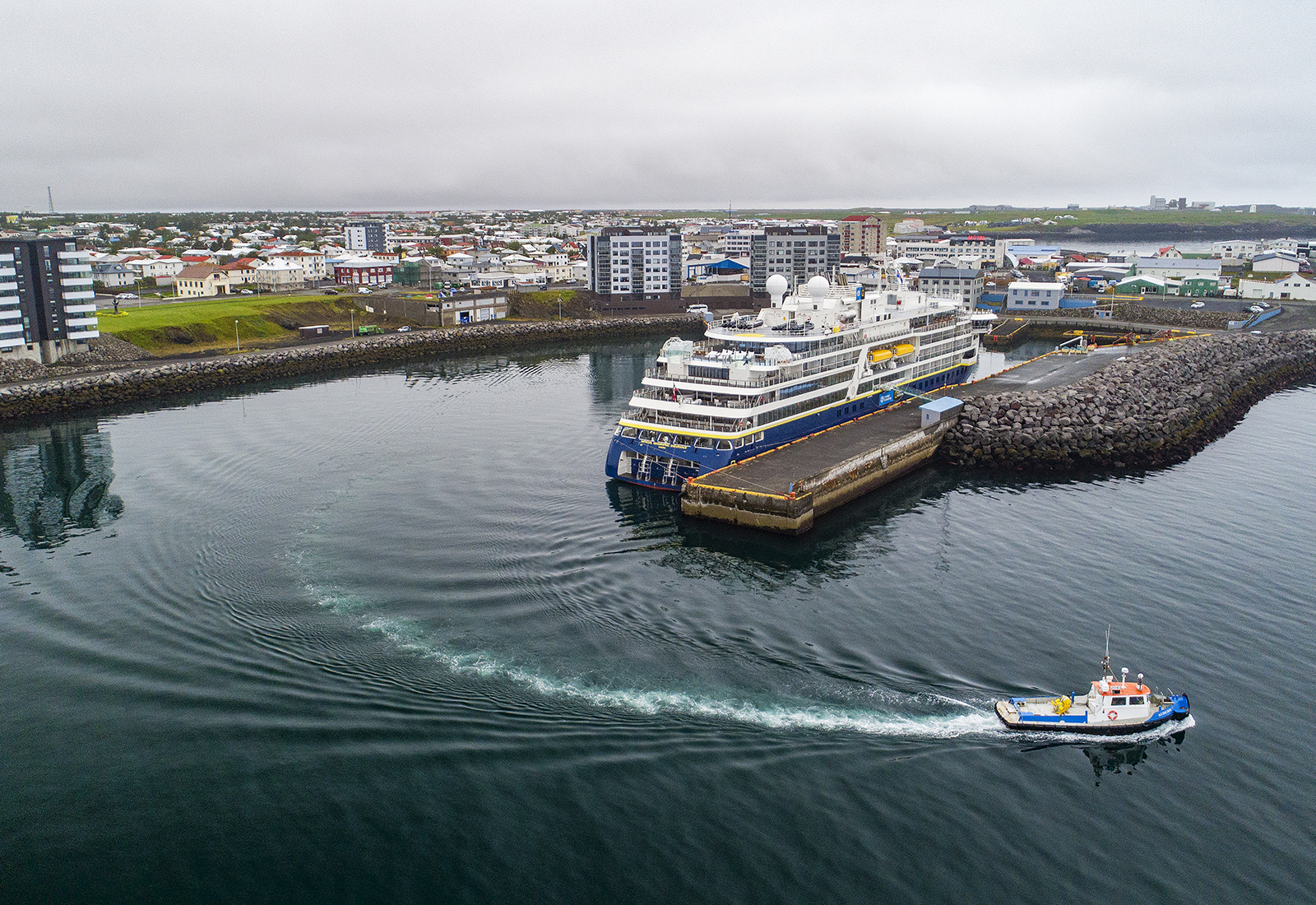 Vonandi aðeins upphafið að meiri umferð slíkra skipa til Keflavíkurhafnar