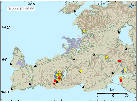 260 jarðskjálftar við Krýsuvík