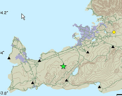 Jarðskjálfti skók Reykjanesskagann