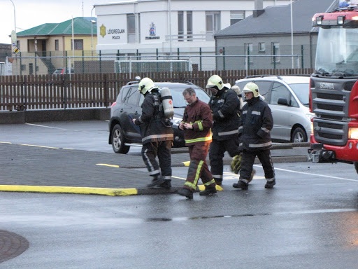 Grindavíkurskóli tæmdist á þremur mínútum